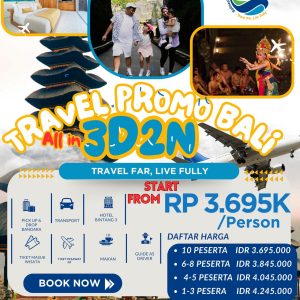 Paket Bali All-in 3D2N 4-5 Orang