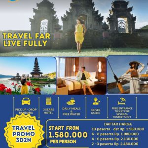 Paket Bali 3d2n Non pesawat Promo 2-3 Orang