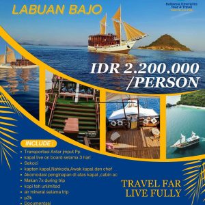 Opentrip 3d2n Labuan Bajo share cabin