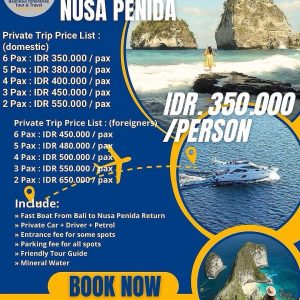 DAY TRIP Nusa Penida Combination Trip 2 Orang